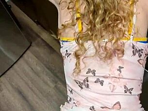 Richelle Rose bent over for loud balcony pounding in Vegas!