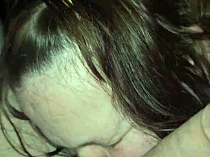 blowjob from gilf with ass focus