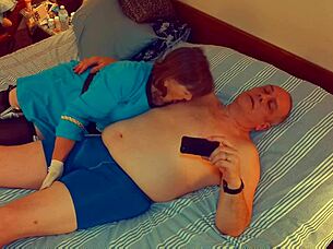 Granny nurse deepthroats patient. New year hardcore action.