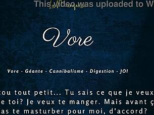 European Tall Huge Giantess Gives French Audio Jerk Off Instructions In Vore Porn