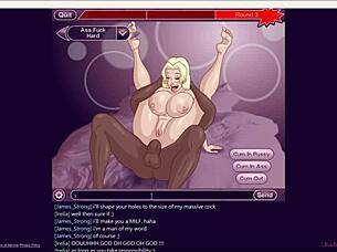 This blonde with huge tits wants my monster cock.