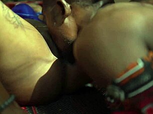 Wow, big dick action in the forest with big tits! 😍