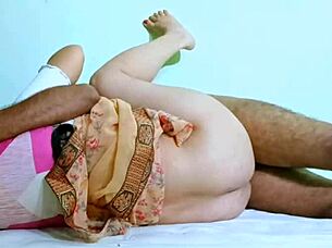 Brother-in-law fucks wife hard, filling her shaved pussy with cream