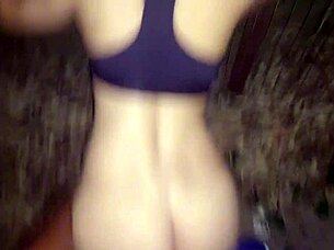 Night Run Ends In Intense Sex In Park