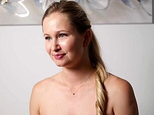 Beauty Inserts Fingers Into The ASS For Intense Pleasure