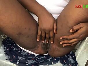 our landlord's daughter insisted on outdoor fucked with me and my guy