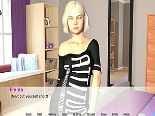 Lesbian superhero adventures in episode one.