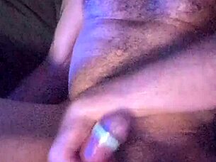 Gazzadomm wanks intensely with dirty talk