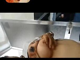 An old lady and a young person in a story.