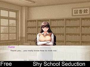 shy school seduction in an interactive erotic hentai game