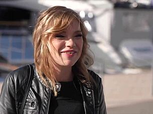 Oh, this blonde is so thirsty for cocks in lingerie and stockings!