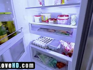 My stepdad was a pain, fighting and spanking my butt, but a hot fuck changed everything