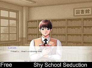 shy school seduction in an interactive erotic hentai game