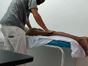 Doctor Gives Special Attention and Sensual Massage to Female Patient!