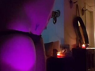 Latina tease strips and shakes her big ass for you