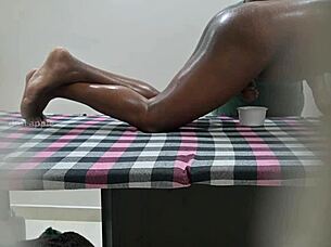 Relaxing outdoor massage spa with milk extraction