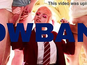 gorgeous british nurse harding playing with sperm sample in homemade teen scene