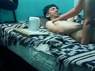 skinny boy receives sensual massage for ultimate pleasure