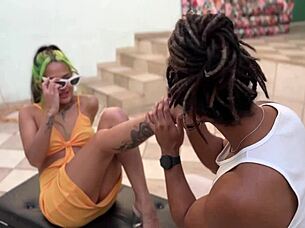 I Let My Boyfriend Fuck My Little Feet Until He Cums.