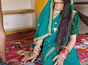 I fuked the neighbr's wife in her green sari fer the first tyme.