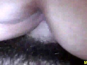 this old milf gets her ass fucked hard in doggy style, pussy dripping 😈