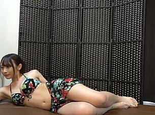 Uncensored jav babe in swimsuit options!