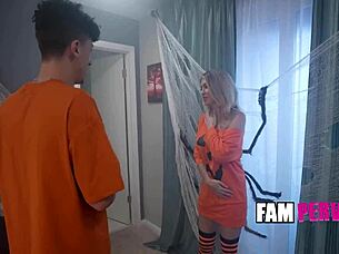 i squirt hard during halloween sex with stepson