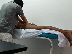 Doctor Gives Special Attention and Sensual Massage to Female Patient!