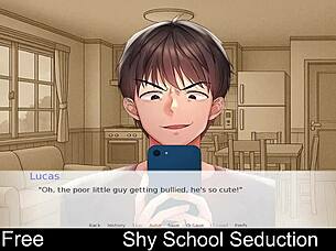 shy school seduction in an interactive erotic hentai game
