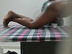 Relaxing outdoor massage spa with milk extraction