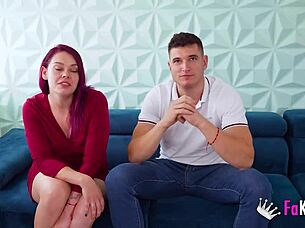 dude shares his girlfriend for first cuckold threesome experience