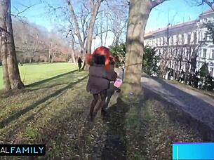 Mia Trejsi and I have double vaginal with Katy Rose in foursome