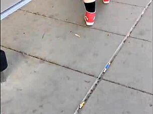 busted boyfriend catches me recording girlfriend masturbating in public