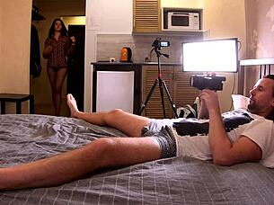 Slender Stepdaughter In Stockings With Stepfather Vira Gold