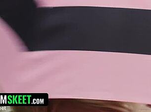 hey, lexi lore is gagging on that monster cock and getting railed hard