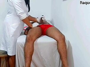 Nurse And Aesthetician Check Out Patient's Erection 😏