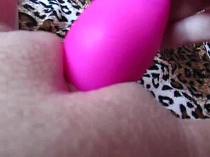 pov big clit wet vibrator orgasm homemade