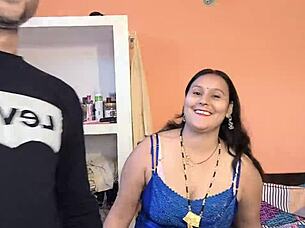 desi milf puja gets assfucked by prem in deepthroat action