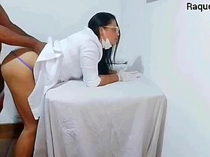 Nurse And Aesthetician Check Out Patient's Erection 😏