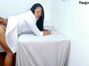 Nurse And Aesthetician Check Out Patient's Erection 😏