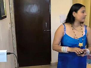 desi milf puja gets assfucked by prem in deepthroat action