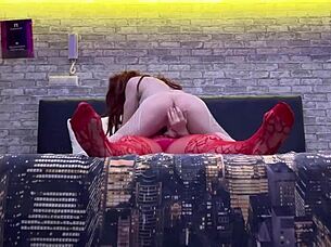 Stepsister Dominates And Fucks Her Bitch Friend In Hotel Room