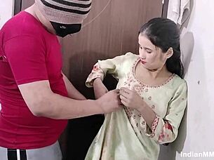 indian wife with natural tits fucks ex-boyfriend hard! 😈💥