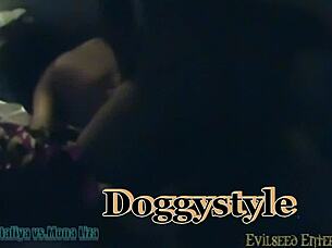 doggy style anal with ebony amateur