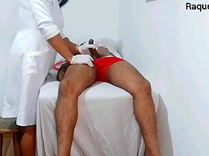 Nurse And Aesthetician Check Out Patient's Erection 😏