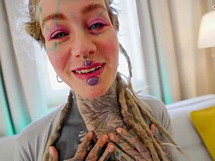 anuskatzz is back for a crazy dap with 3 big cocks total anal destruction part 1 😈