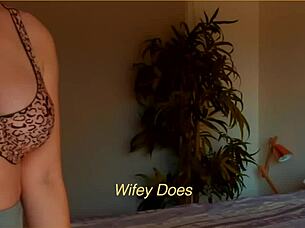 Look At This Milf In Hot Lingerie With Big Tits In Leopard Print Bra?