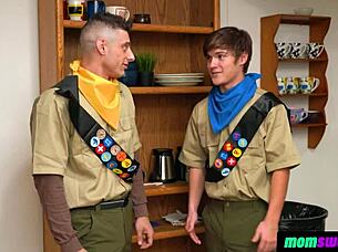 Explorato Boys Learn Survival Skills With Step Moms!