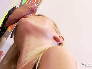 Nothing Excites This Chick Like Sucking Stiff Dick!