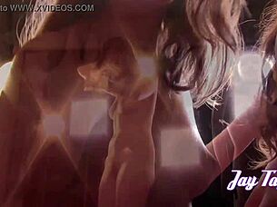 Jay and Loni dance with light